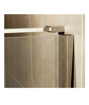 Душевая кабина без поддона Koer SR SC02 120x90x200 см прозрачное стекло Easy Clean 8 мм, хром (KR5354)