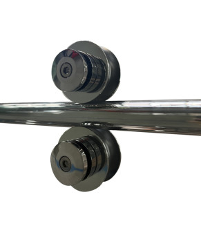 Двери в нишу Koer SR SD06 140x220см прозрачное стекло Easy Clean 8мм, хром (KR5368)