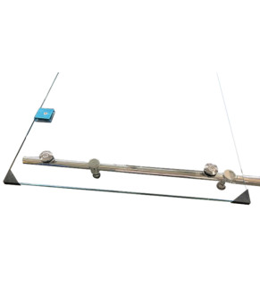Двери в нишу Koer SR SD06 140x220см прозрачное стекло Easy Clean 8мм, хром (KR5368)