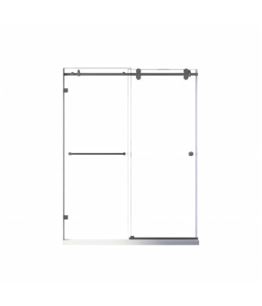 Двери в нишу Koer SR SD06 140x220 графит, прозрачное стекло Easy Clean 8мм (KR5369)