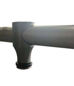 Двери в нишу Koer SR SD06 140x220 графит, прозрачное стекло Easy Clean 8мм (KR5369)