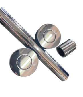 Двері в нішу Koer SR SD06-120x220-TR-01 прозоре скло Easy Clean 8мм, хром (KR5367)