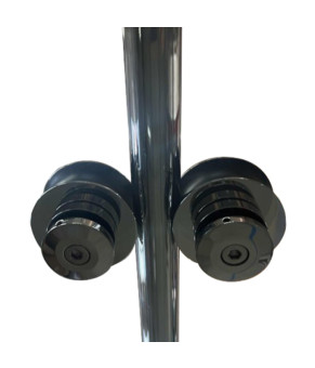 Двері в нішу Koer SR SD06-120x220-TR-01 прозоре скло Easy Clean 8мм, хром (KR5367)