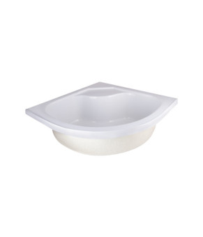 Душевая кабина полукруглая Lidz Latwa SC80x80.SAT.HIGH.GR, стекло тон. 4 мм + Lidz Душевой поддон KAPIELKA ST80x80x41, с панелью
