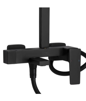 Душевая система Qtap Gemini QT51103KNG Matt Black