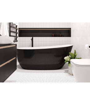 Ванна свободностоящая 1750x740 Excellent Comfort 2.0 черная (WAEX.CMP2.17WB)
