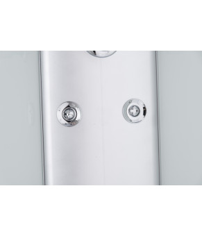 Душевой бокс Mixxus STRONG SBH02-90x90x215-FB SATIN, гидромассаж, низкий поддон  (MI6890)