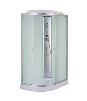 Душевой бокс Mixxus WAVE SB02-120x80x215-R-FB SATIN, низкий поддон, без гидромассажа (MI6893)