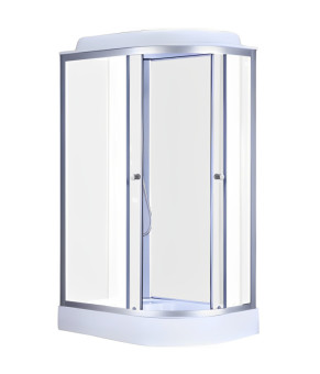 Душевой бокс Mixxus WAVE SB02-120x80x215-R-FB SATIN, низкий поддон, без гидромассажа (MI6893)