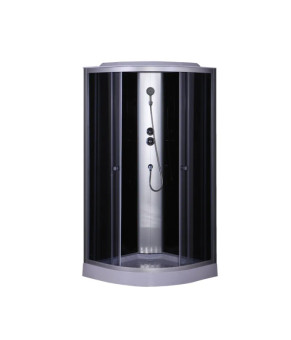 Душевой бокс Mixxus STRONG SB02-90x90x215-GR SATIN, низкий поддон