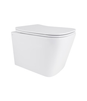 Унітаз підвісний Qtap Tern із сидінням Soft-close QT17332303ASW
