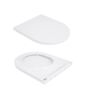 Унітаз підвісний Qtap Taurus безободковий з сидінням Soft-close QT2433084EUQW