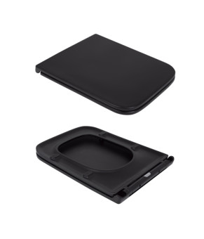 Унітаз підвісний Qtap Gemini безободковий з сидінням Soft-close QT2533076EUQMB