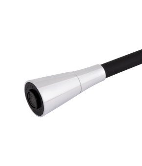 Смеситель для кухни Lidz Tani 008F3 с гибким изливом (k40) LDTAN008F3BCR39484 Chrome/Black