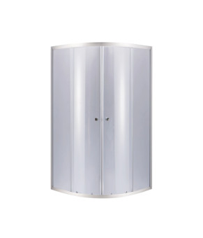 Душевая кабина Lidz Latwa SC80x80.SAT.MID.GR полукруглая 80x80 см (SD00050784)