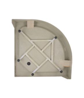 Душова кабіна Lidz Latwa SC80x80.SAT.LOW.GR, скло тон. 4 мм + Lidz Душовий піддон KAPIELKA ST80x80x15 (SD00051438)