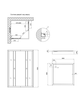 Душевая кабина Lidz Wawel SC90x90.SAT.LOW.GR + Душевой поддон KAPIELKA ST90x90х14 (LWASC9090SLGSET)