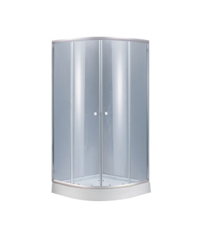 Душевая кабина Lidz Latwa SC90x90.SAT.LOW.GR + Душевой поддон Lidz KAPIELKA ST90x90x14 (SD00051436)