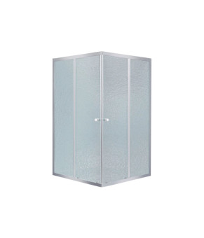 Lidz Wawel SC80x80.SAT.LOW.FR Душова кабіна квадратна, скло Frost 4 мм + Lidz Душовий піддон KAPIELKA ST80x80х14 (SD00051443)