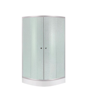 Душевая кабина Lidz Latwa SC80x80.SAT.LOW.FR + поддон KAPIELKA ST80x80x15 (LLASC8080SLFSET)