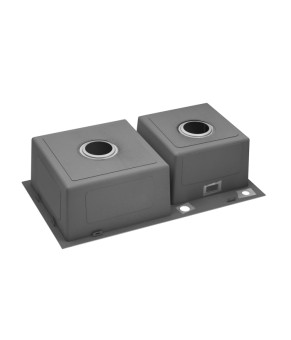 Кухонна мийка Kroner KRP Gebürstet - 7843ZHM (3.0/1.0 мм)