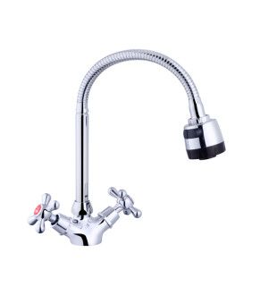Змішувач для кухні з гнучким виливом Agua Toledo - C039