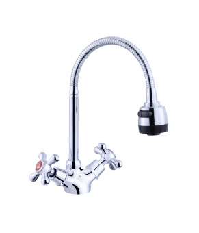 Змішувач для кухні з гнучким виливом Agua Toledo - C039