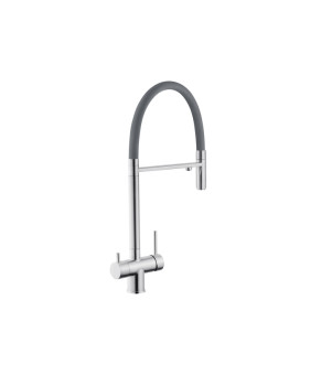 Змішувач для кухні з підключенням до фільтра Kroner KRP Edelstahl Klassisch - ESG03815GRA