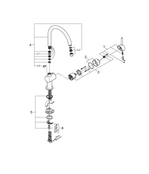 Змішувач для кухні Grohe Minta 32917000
