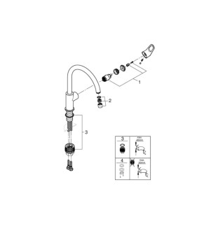 Змішувач для кухні Grohe Start Flow 31555001