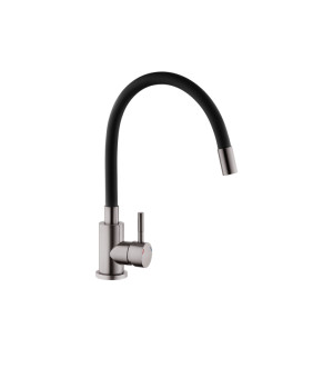Змішувач для кухні Kroner KRP Edelstahl Klassisch - PVD035BLK