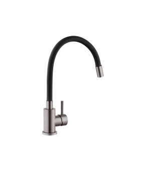 Змішувач для кухні Kroner KRP Edelstahl Klassisch - PVD035BLK