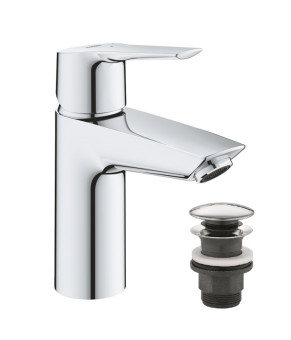 Змішувач для раковини Grohe QuickFix Start S-Size 23551002 з донним клапаном