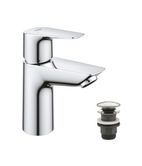 Змішувач для раковини Grohe QuickFix Start Edge S-Size 24199001 з донним клапаном