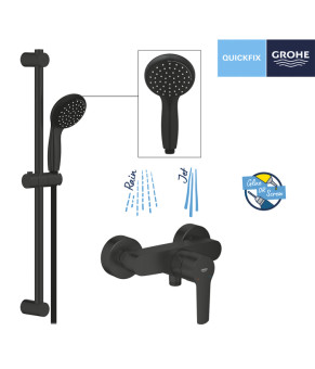 Змішувач для душу Grohe QuickFix Start Black UA30330801