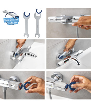 Змішувач термостатичний для душу Grohe QuickFix Precision Flow 34800001 
