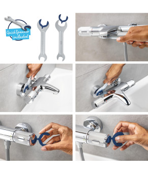 Змішувач термостатичний для душу Grohe QuickFix Precision Feel 34791001