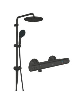 Змішувач термостатичний для душу Grohe QuickFix Start Black UA303908T2