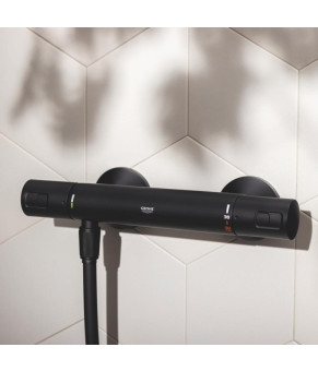 Змішувач термостатичний для душу Grohe QuickFix Start Black UA303908T2