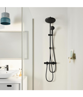 Змішувач термостатичний для душу Grohe QuickFix Start Black UA303908T2