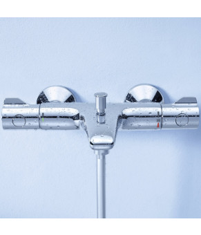 Змішувач для ванни Grohe Grohtherm 800 34567000 з душовим гарнітуром 27948001 (34567001)