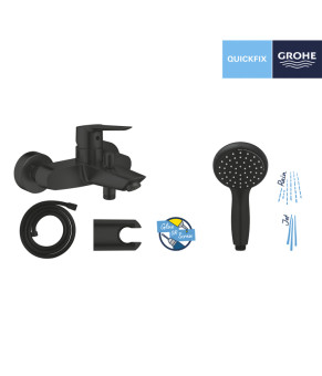 Змішувач для ванни Grohe QuickFix Start Black UA30330701
