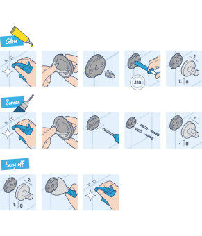 Полиця для ванної кімнати Grohe QuickFix Start Cube 411092430