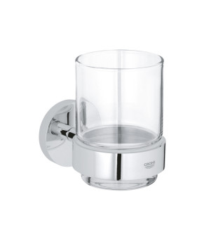 Склянка з тримачем для ванної кімнати Grohe QuickFix Start 41194000