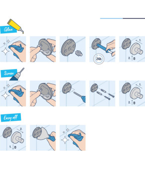 Склянка з тримачем для ванної кімнати Grohe QuickFix Start Cube 41097000
