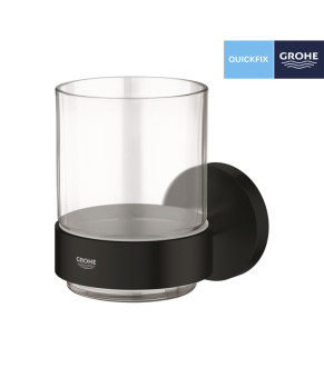 Склянка з тримачем для ванної кімнати Grohe QuickFix Start 411942430