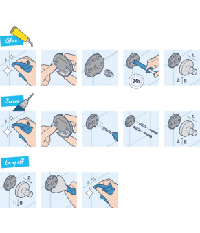 Йоржик для унітаза настінний Grohe QuickFix Start Cube 40977000