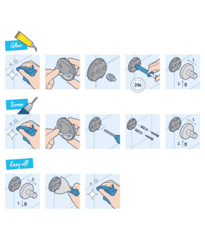 Йоржик для унітаза настінний Grohe QuickFix Start Cube 409772430