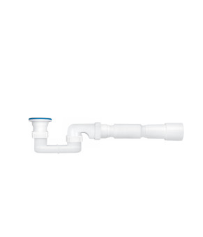 Сифон для душового піддона ANIplast 1 1/2"х40 мм з гнучкою трубою 40х40/50 Е016EU