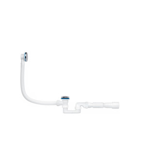 Сифон для ванної ANIplast з засувкою, тарілка зовні 375х40x40/50 EC055GSEU